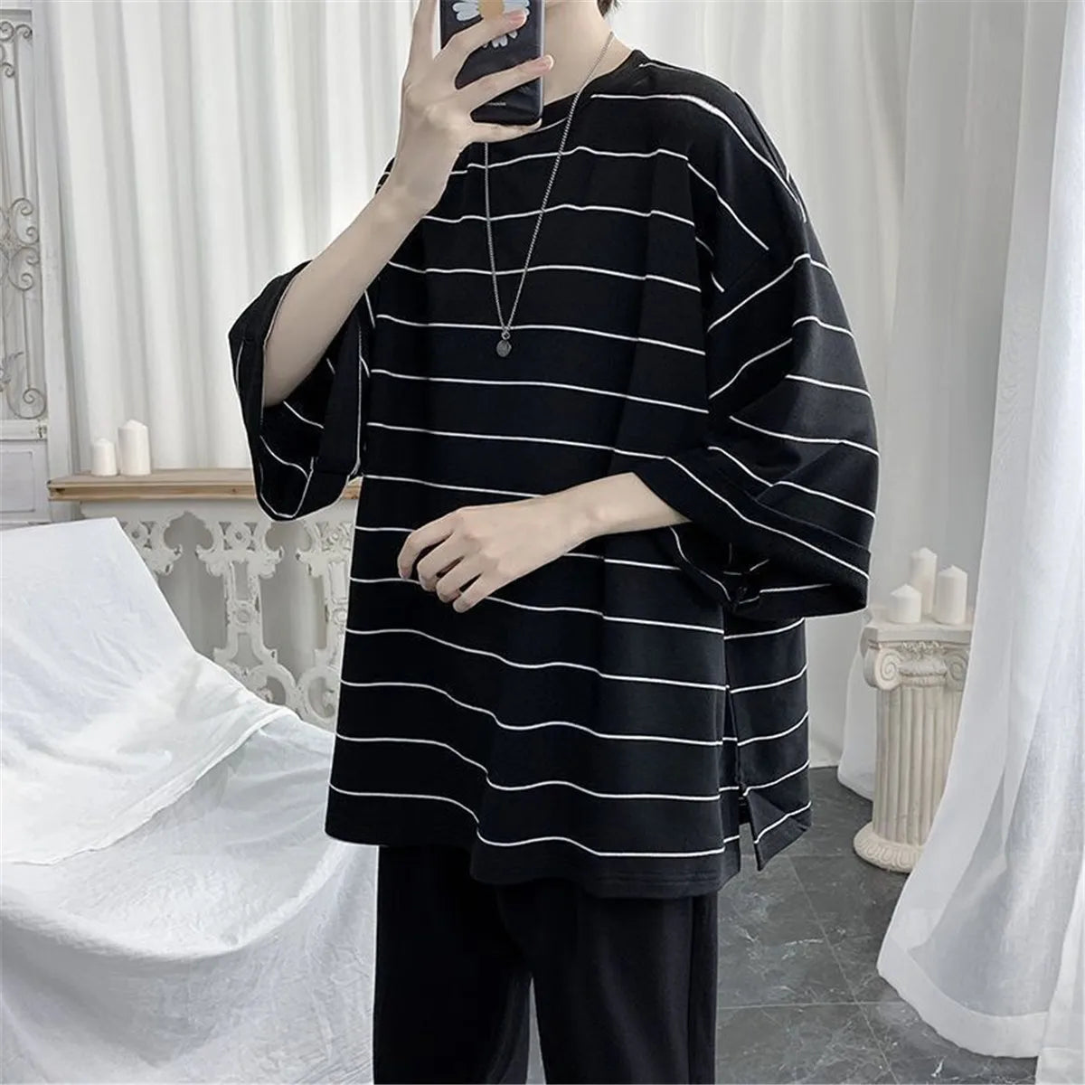 Black Colour T-shirt - BcMay Loose T-shirt i Pastel Yellow