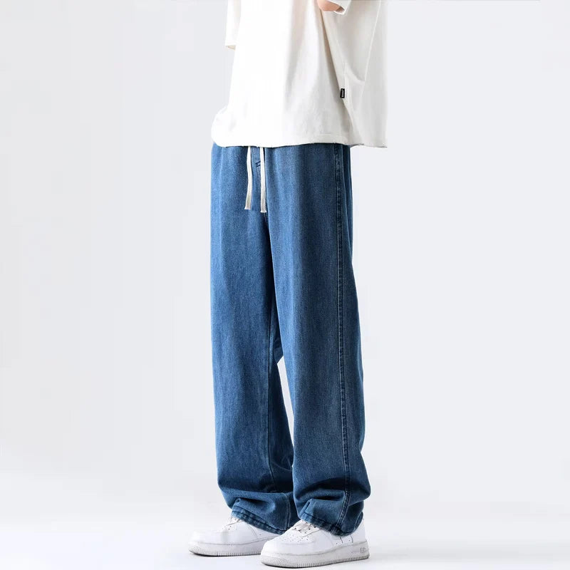 Blue Baggy Trousers 10016